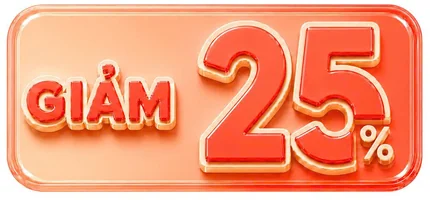 Giảm 25%