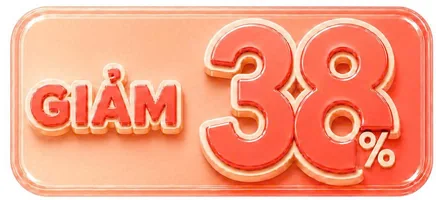 Giảm 38%